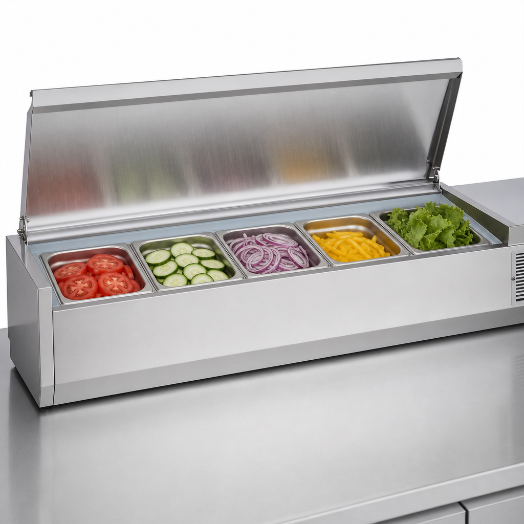 Five-Pan Ingredient Capacity