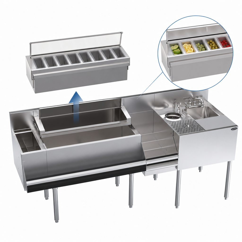 Removable Garnish Station