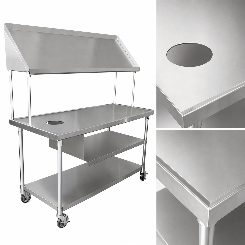 16/300 Stainless Steel Flat Top