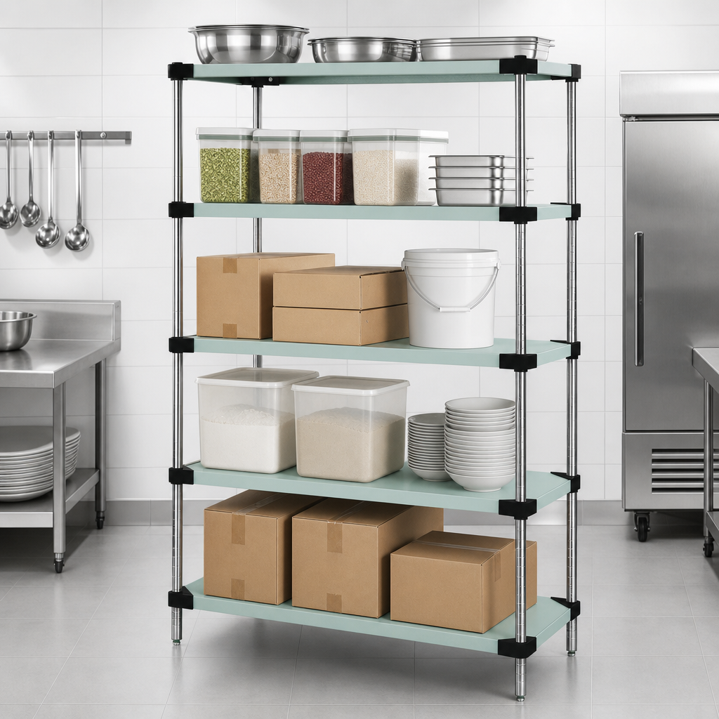 Five Solid Shelves