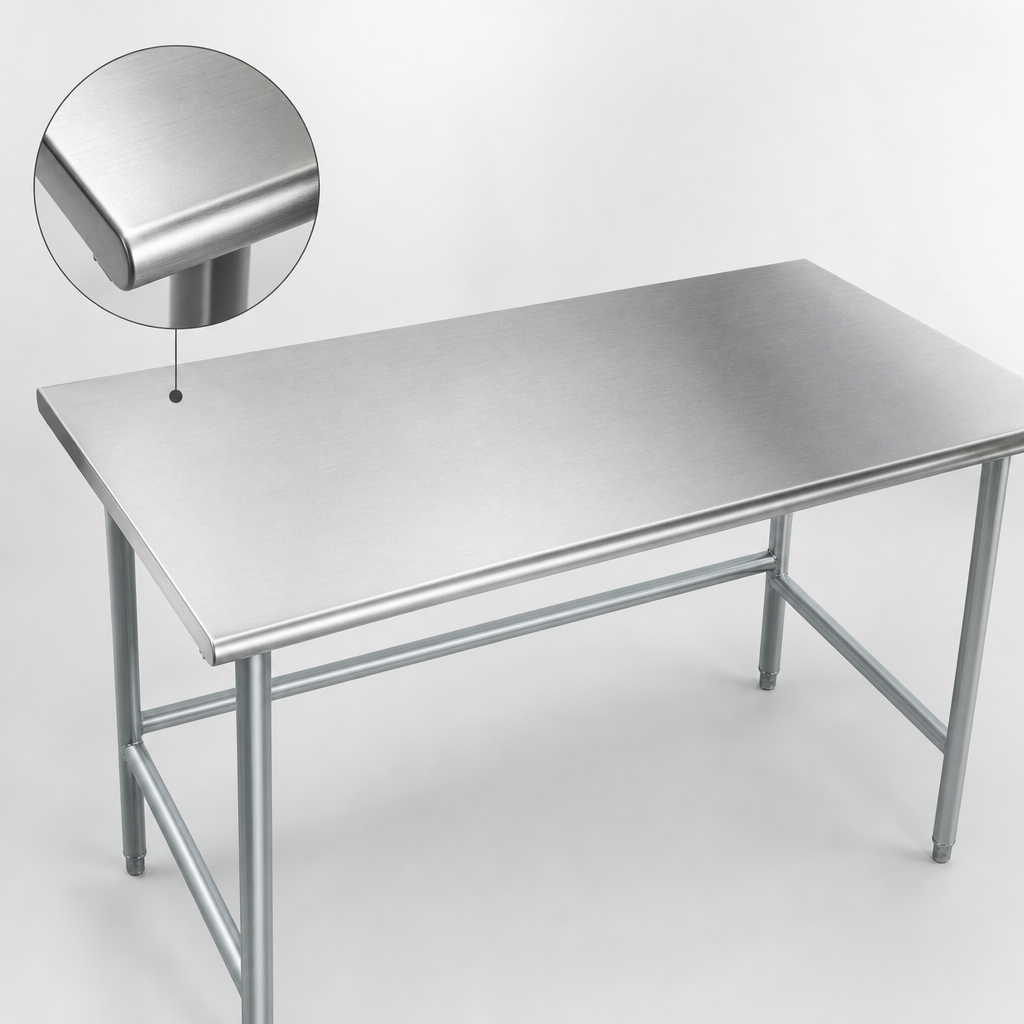 14-Gauge 304 Stainless Steel Top