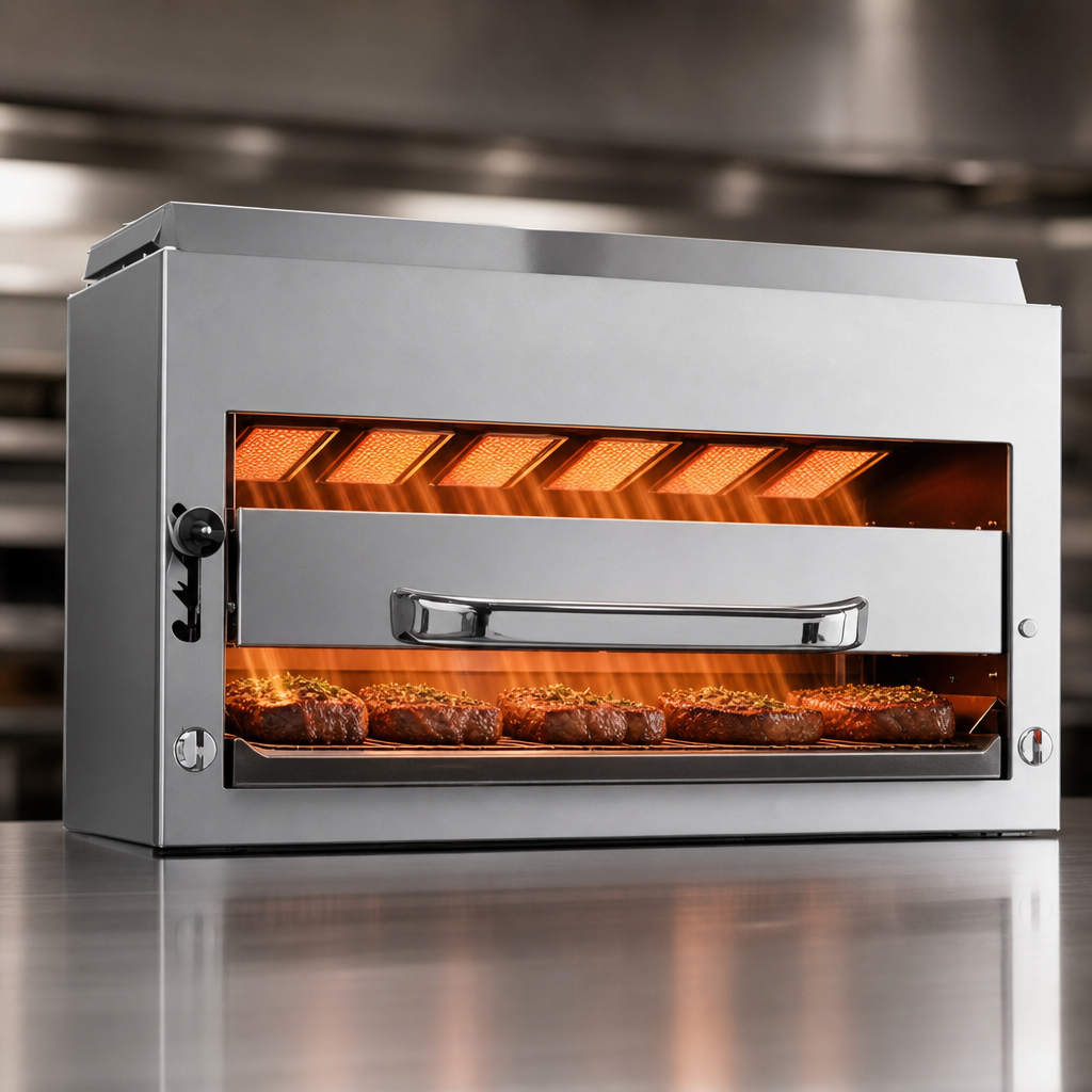 Six Infrared Burners