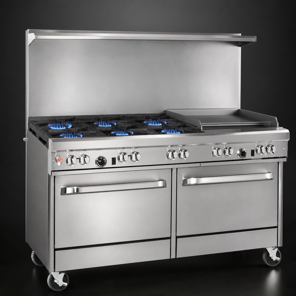 Four Open Burners