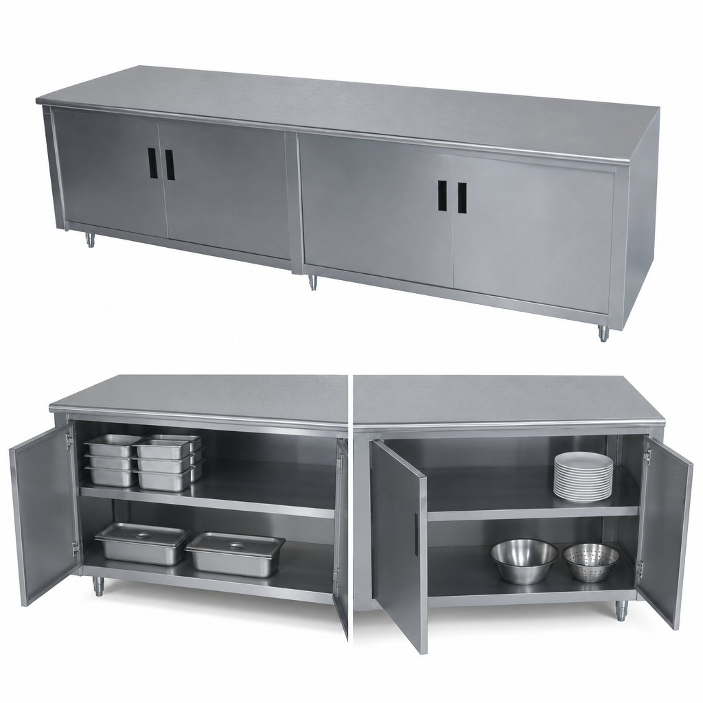 Cabinet Base with Hinged Doors