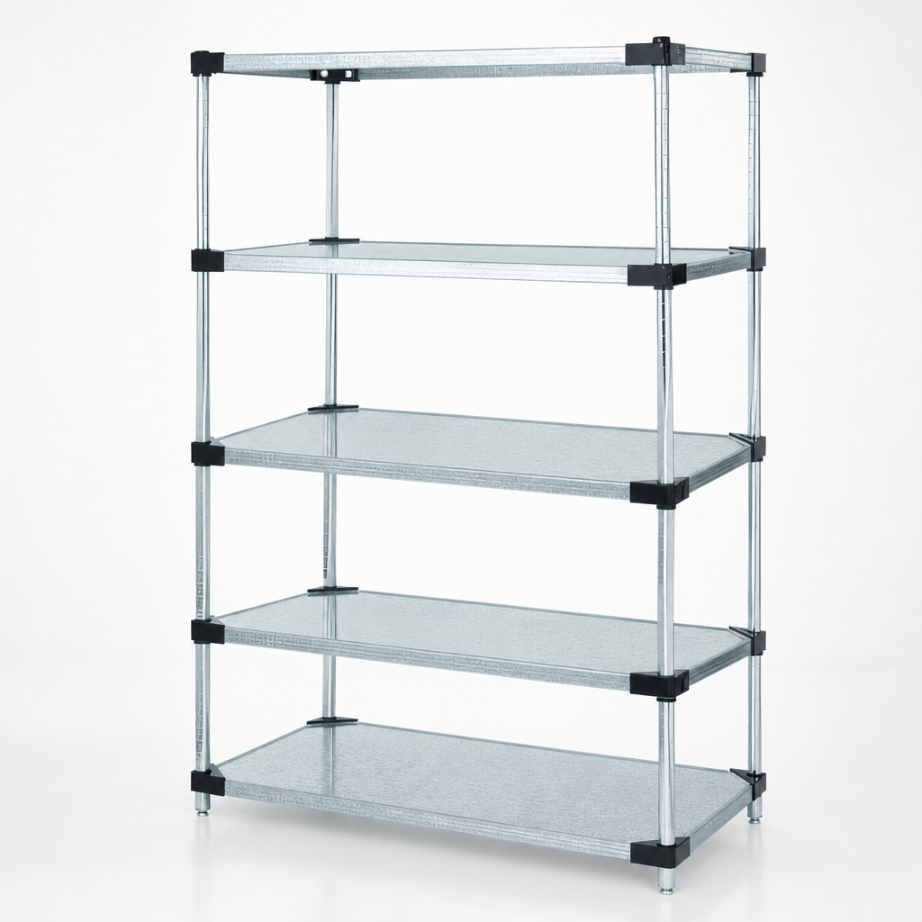 Five Solid Shelves