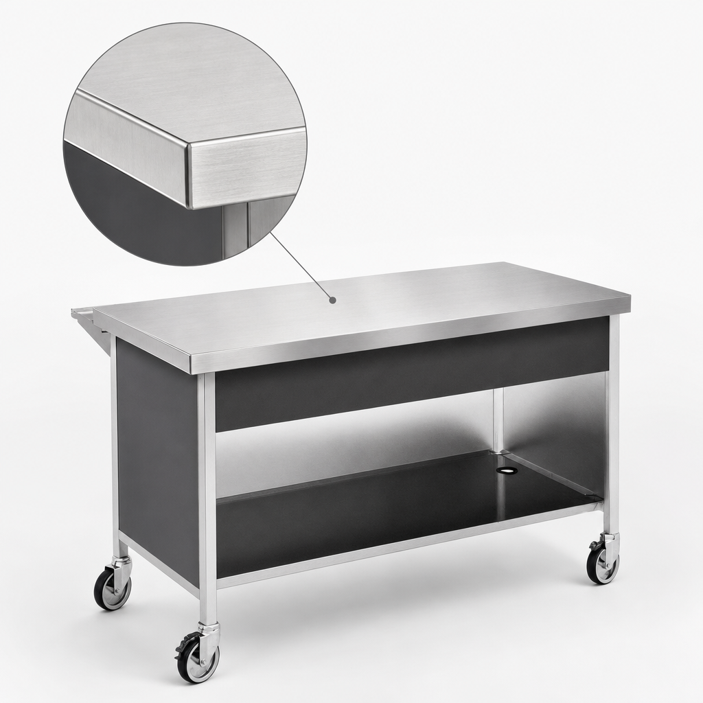 16 Gauge Type 304 Stainless Steel Top