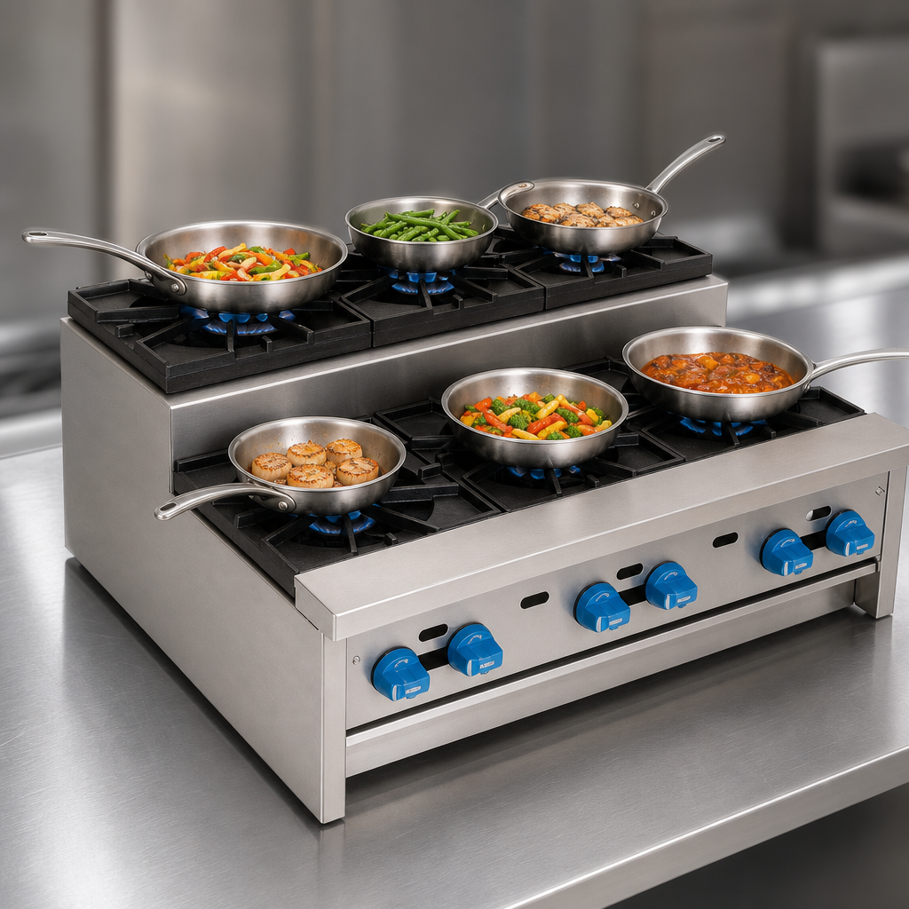 Step-Up Cooking Surfaces