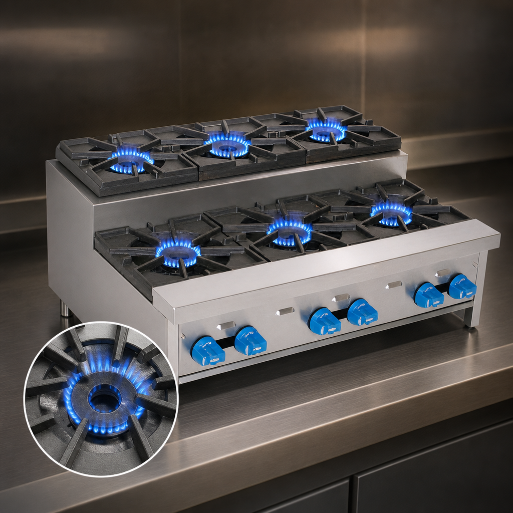 High-Output Cast Iron Star Burners