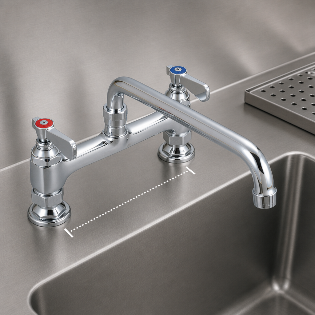 8-Inch Deck Mount Centers