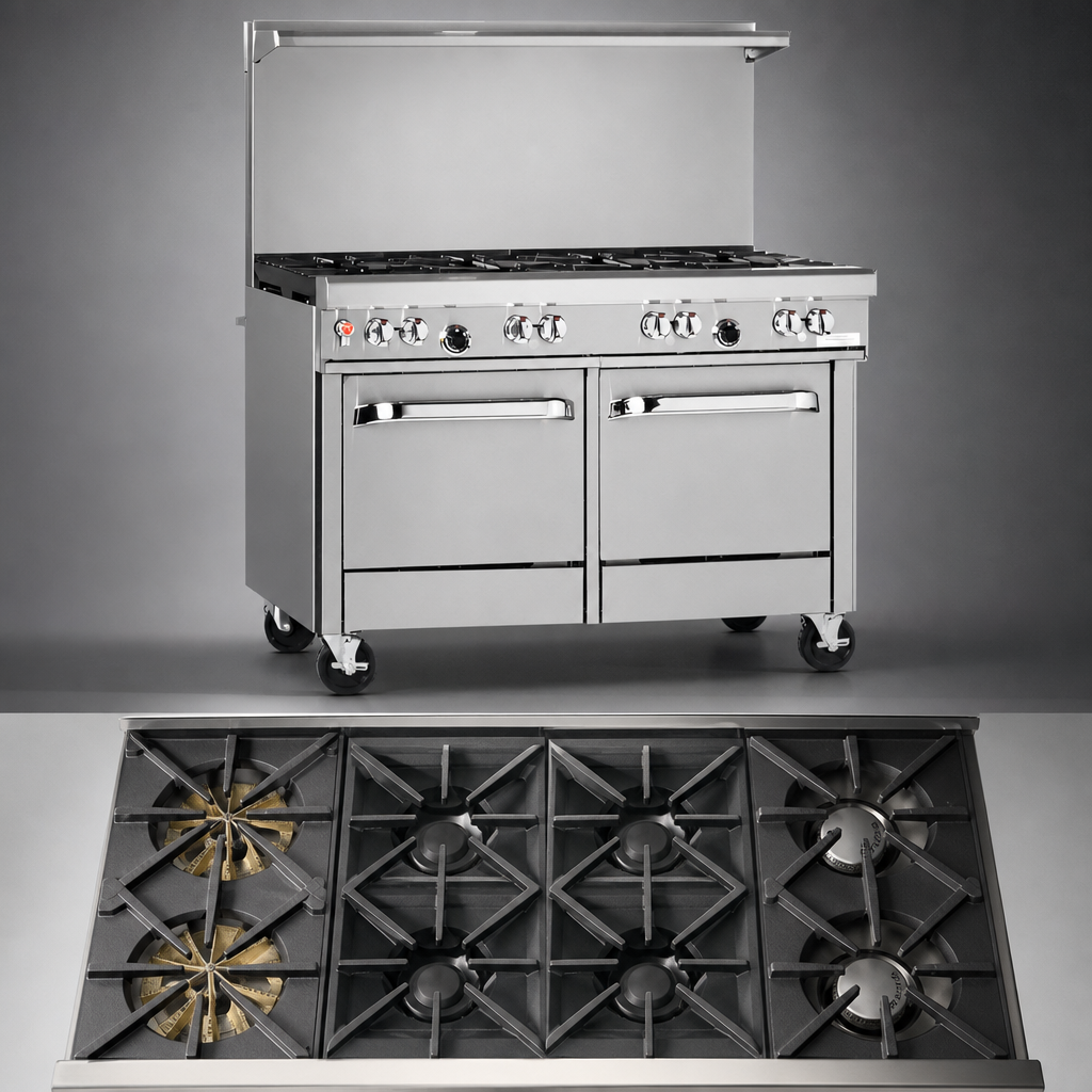 7-Burner Top Layout