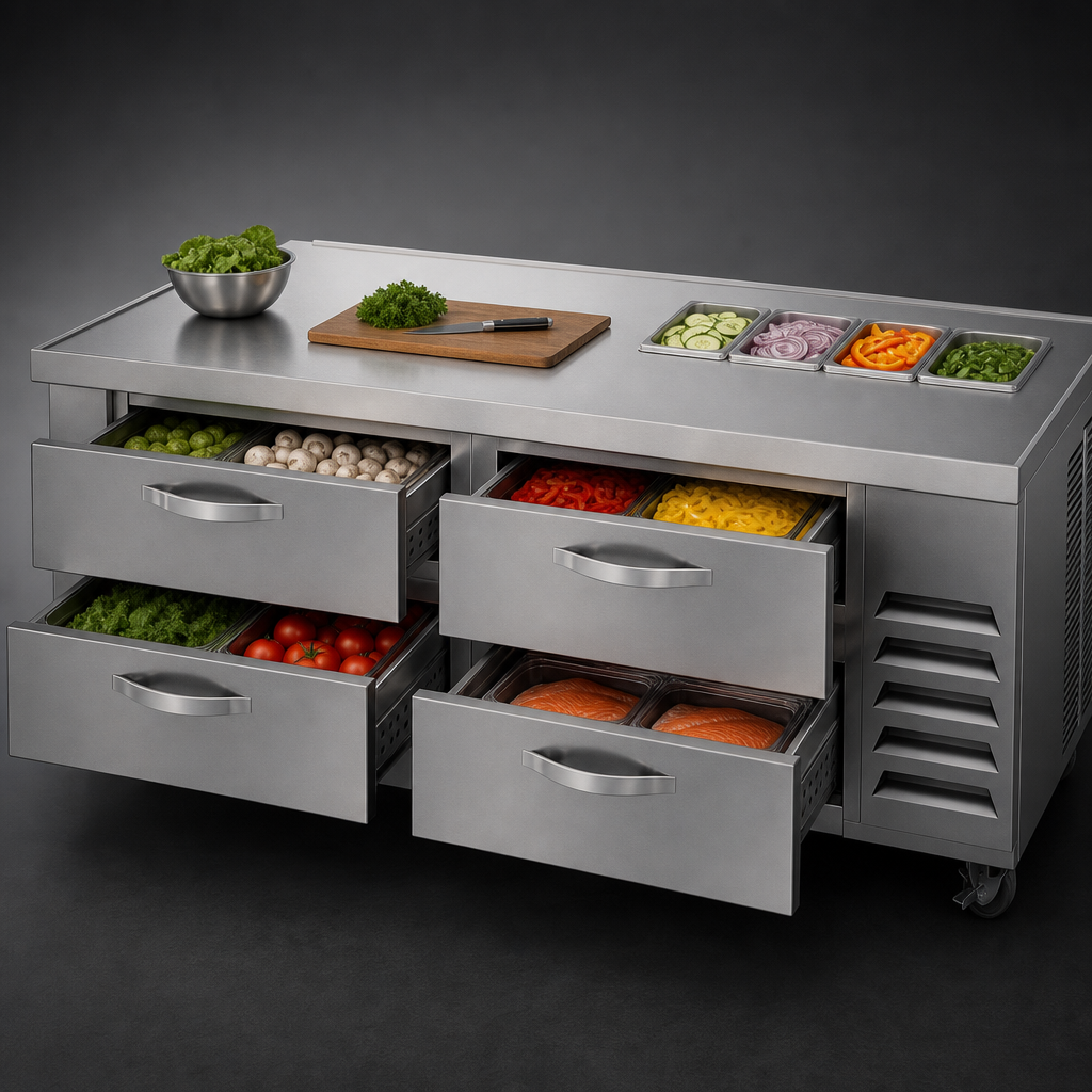 Four-Drawer Chef Base Design