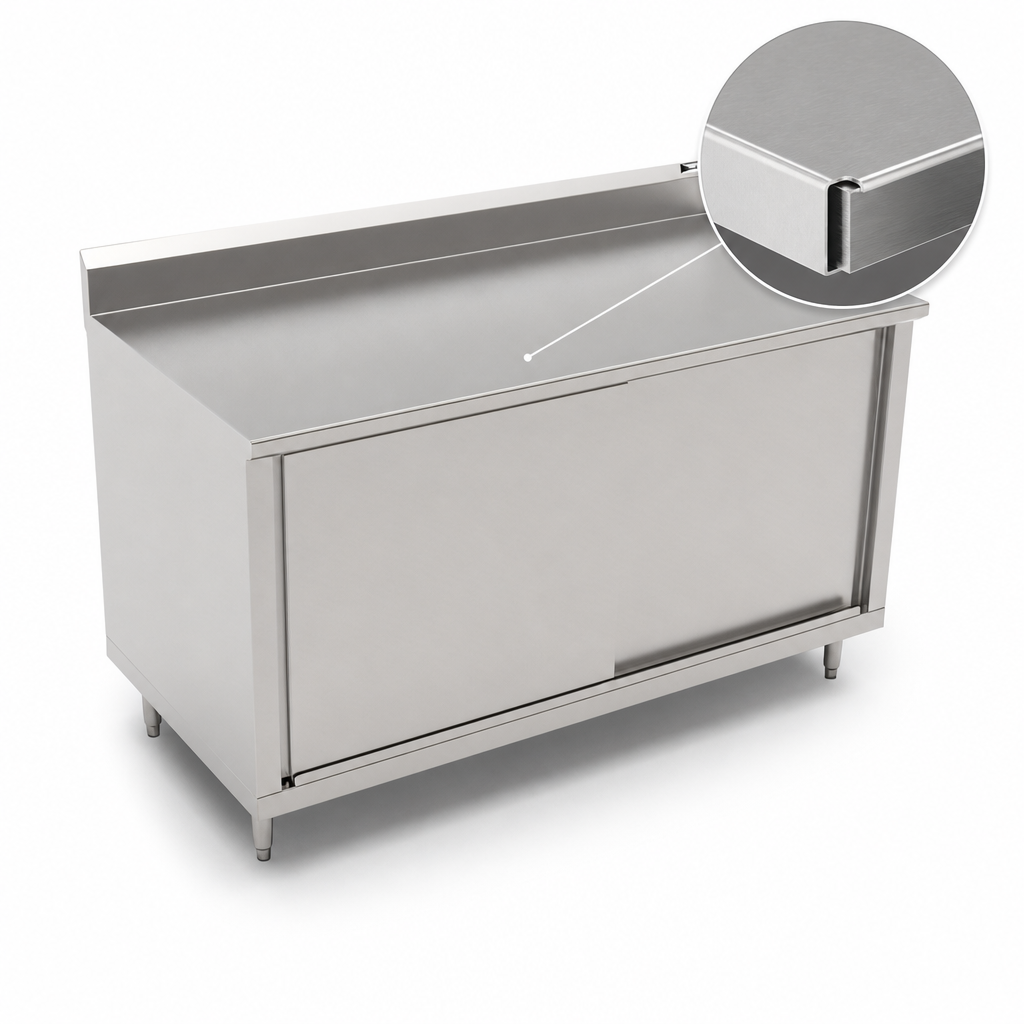 14-Gauge Type 300 Stainless Steel Top