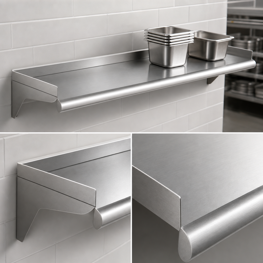 16 Gauge Type 430 Stainless Steel Construction