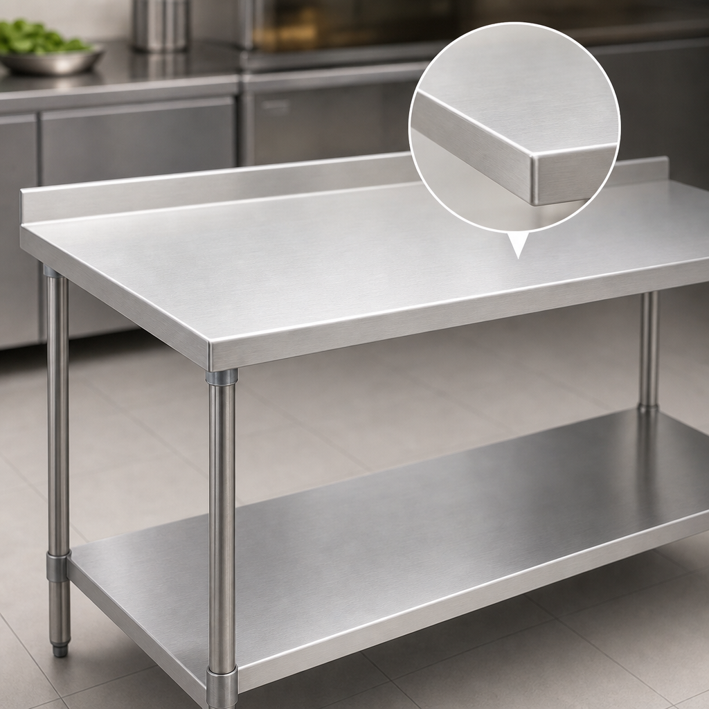 14-Gauge Stainless Steel Top