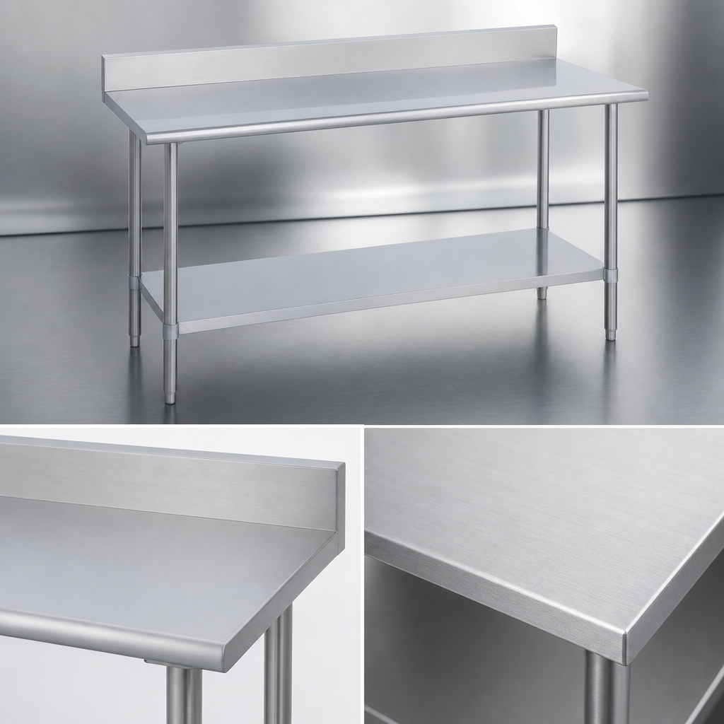 16-Gauge 300 Series Stainless Steel Top