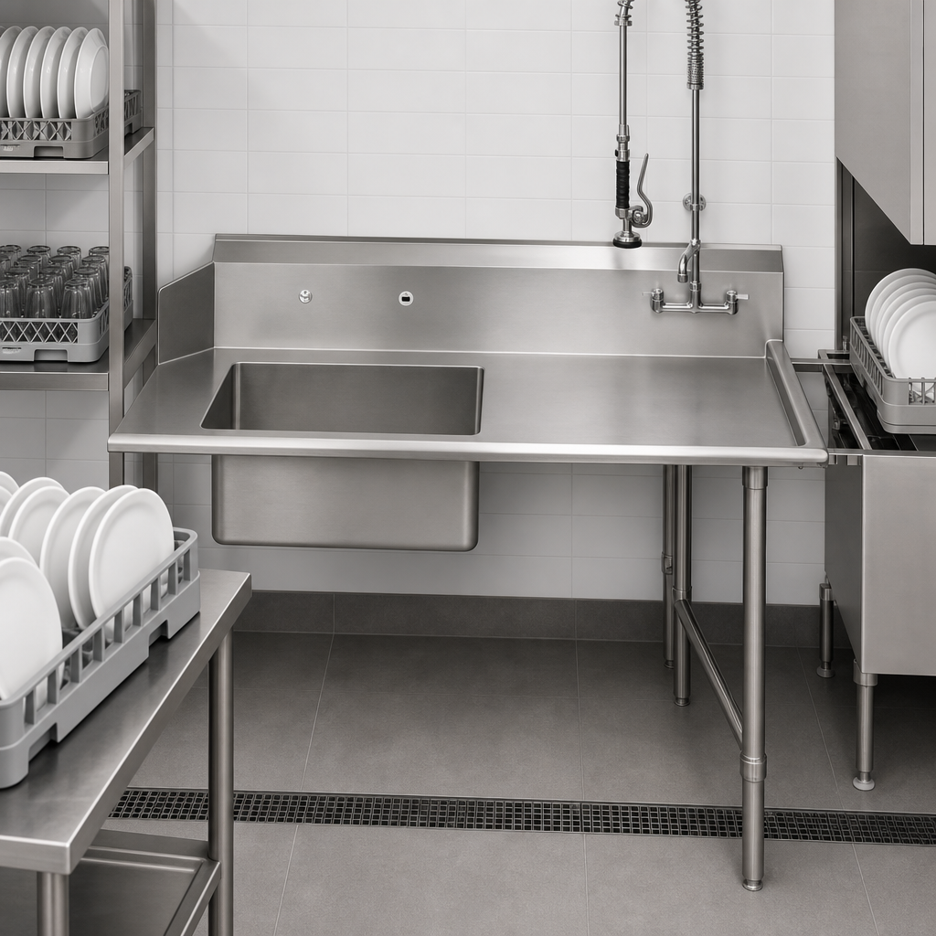 Straight Soiled Dishtable Design