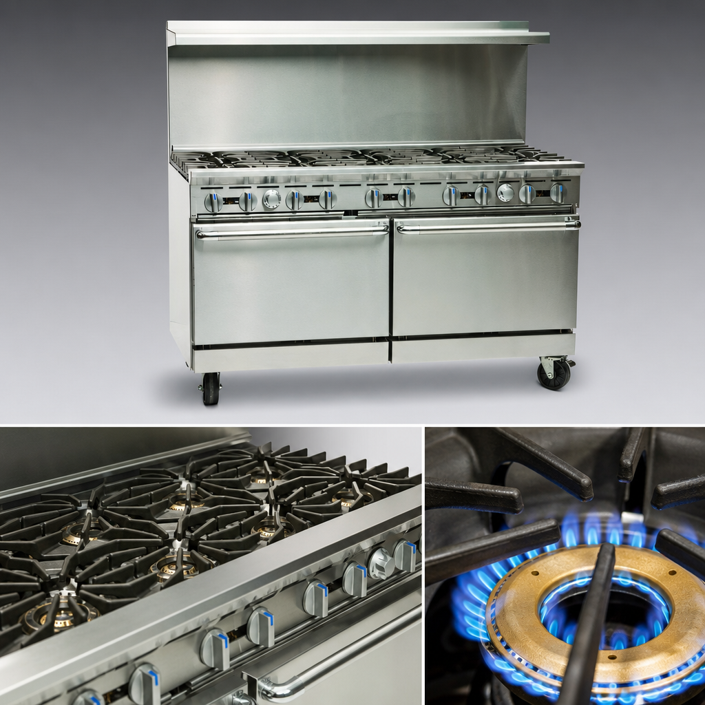10 Open Burners