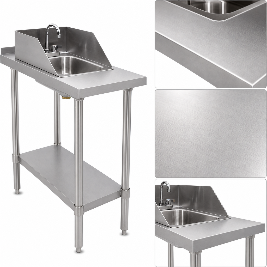 18 Gauge Type 400 Stainless Steel Top
