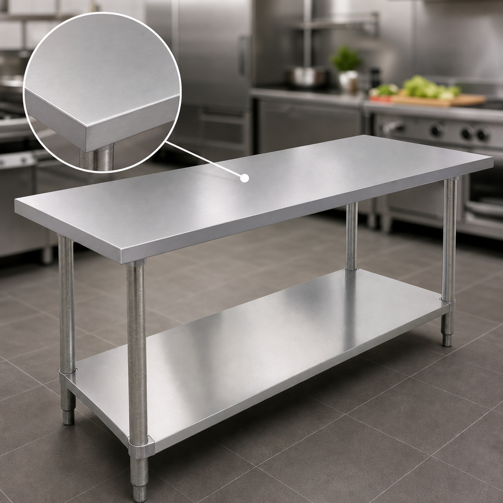 18-Gauge 430 Stainless Steel Top