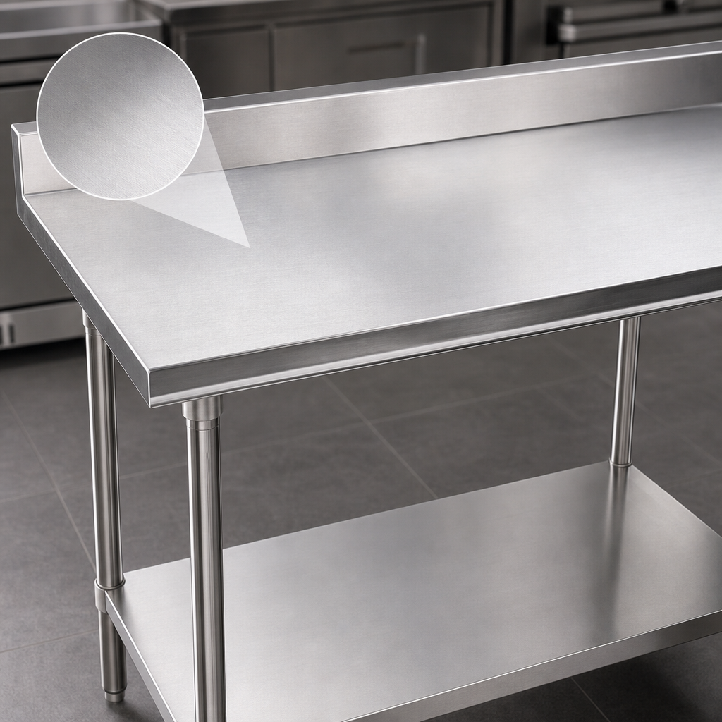 16-Gauge 430 Stainless Steel Top