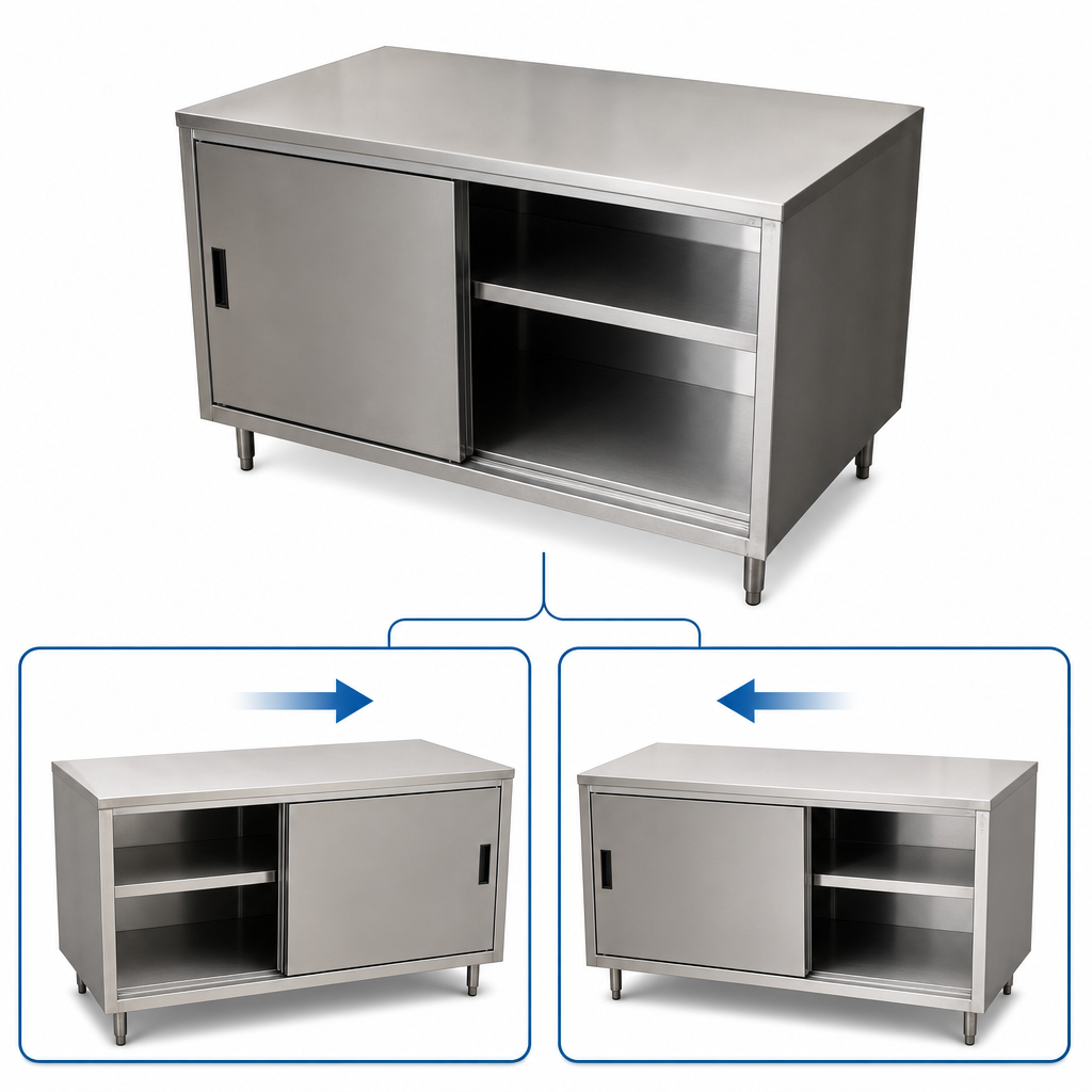 Dual-Sided Sliding Door Access