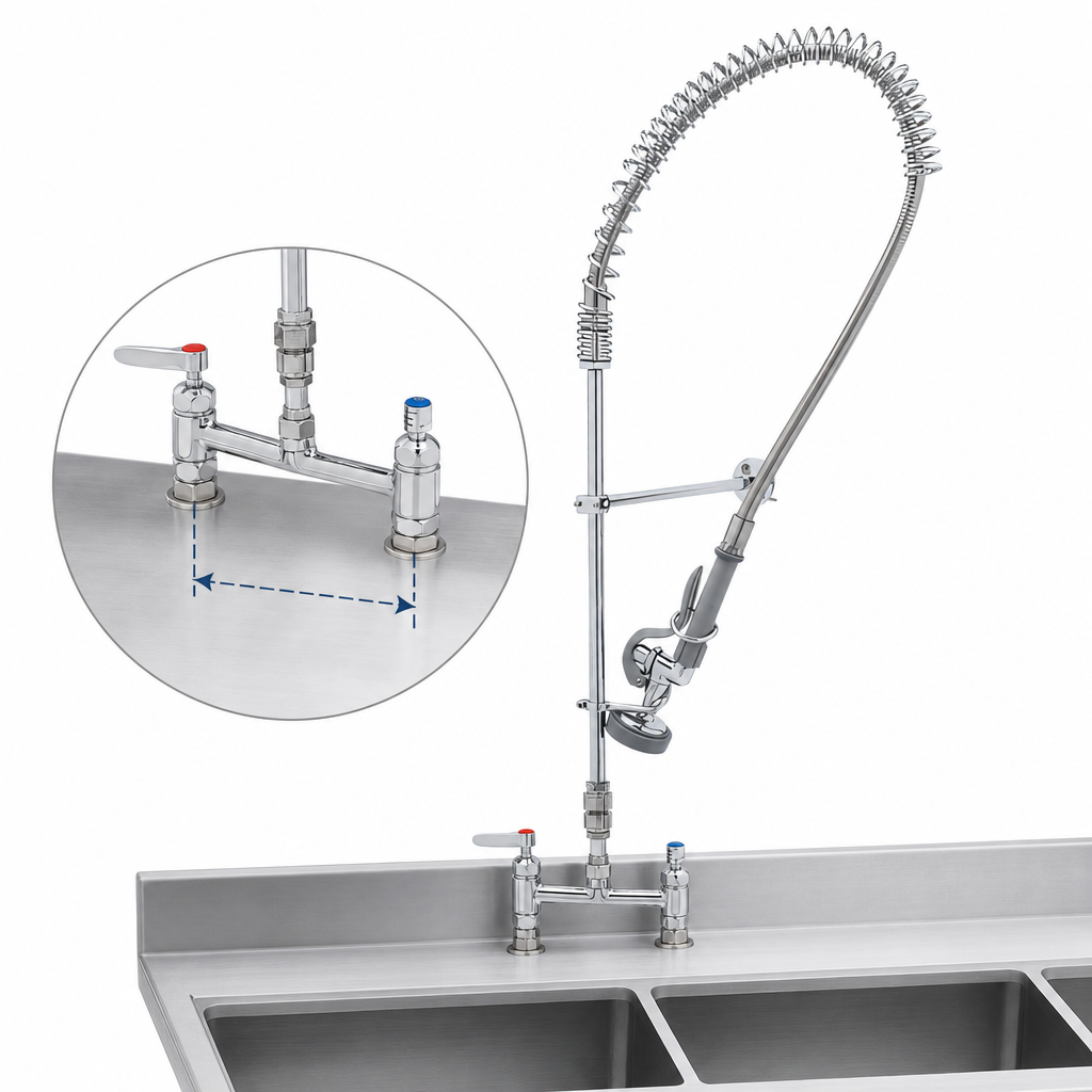 8-Inch Adjustable Faucet Centers