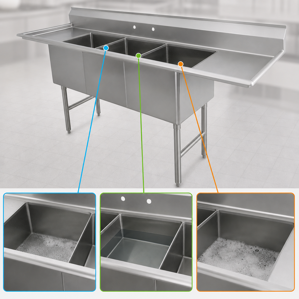 Three-Compartment Layout