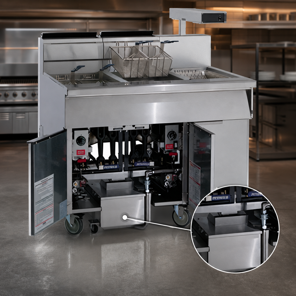 Built-In Under-Fryer Filter System