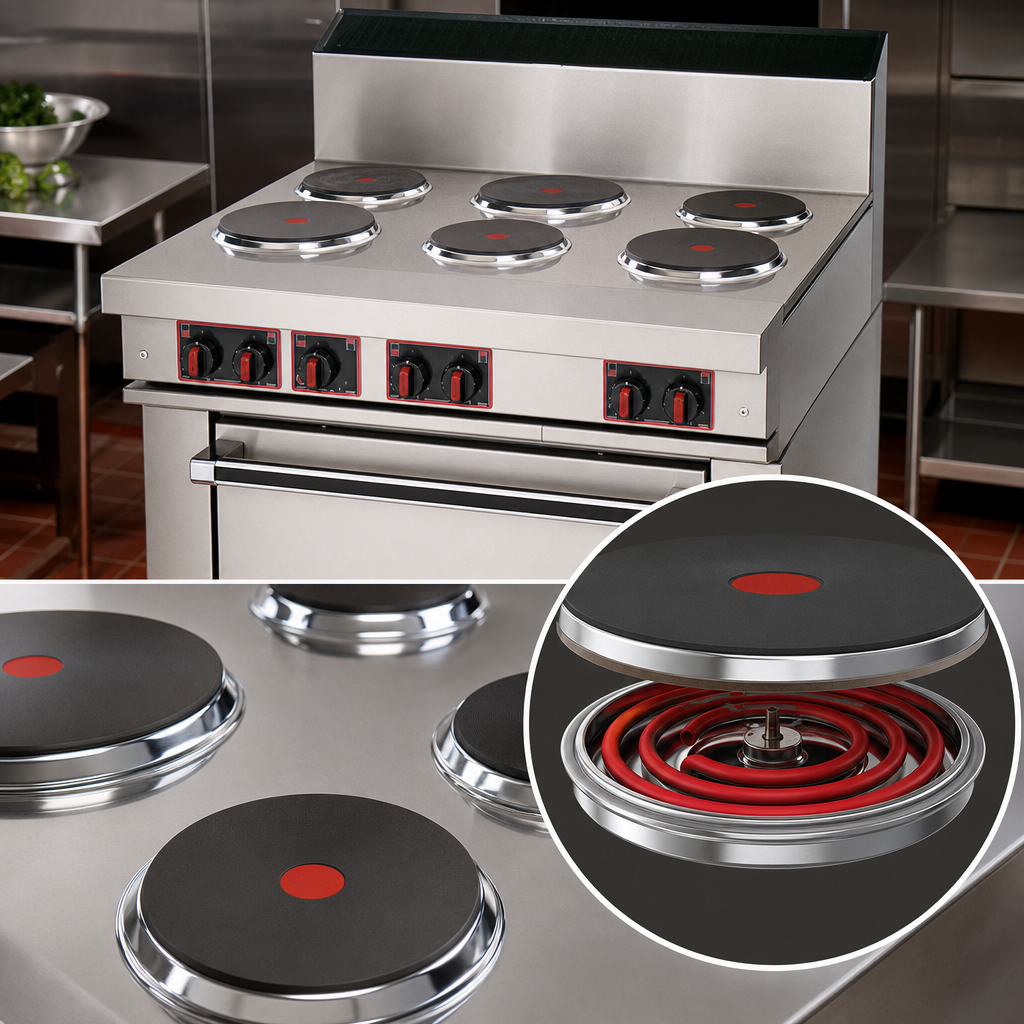 Six Sealed Heating Elements