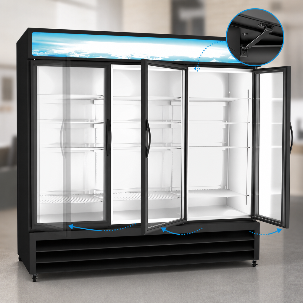 Self-Closing Doors With 90-Degree Stay-Open