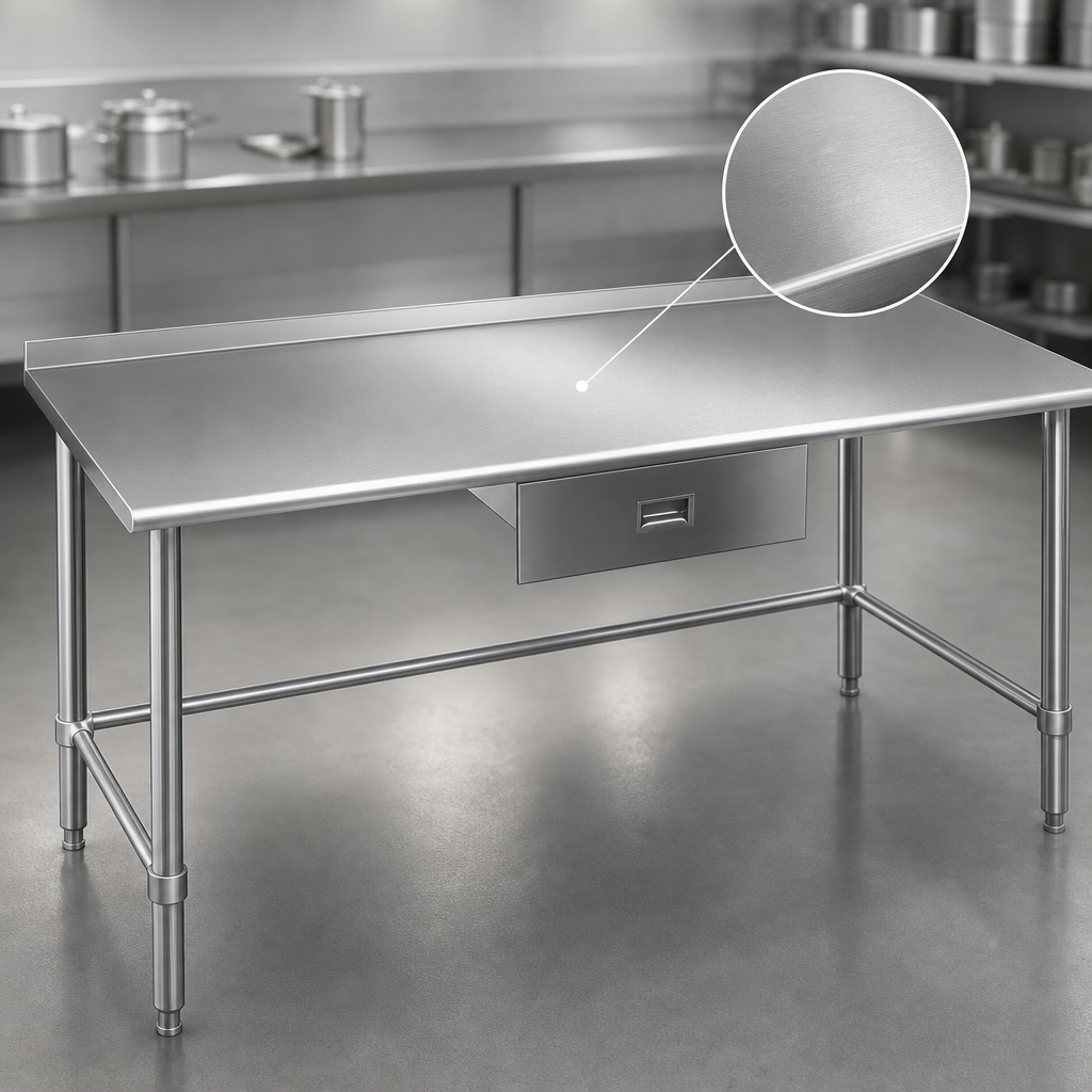 16-Gauge 300 Series Stainless Steel Top