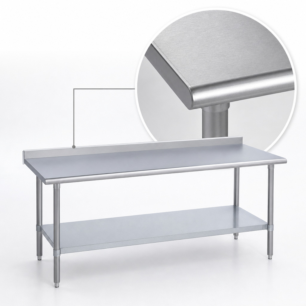16 Gauge 400 Series Stainless Steel Top