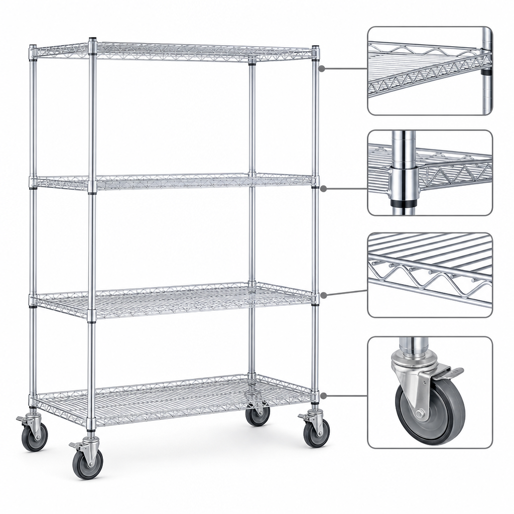 Patented QuadTruss Shelves