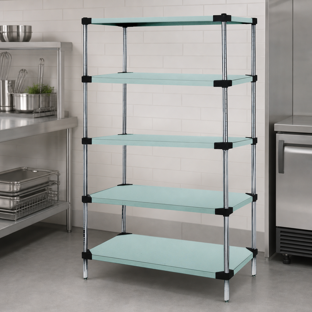 Five Solid Shelves