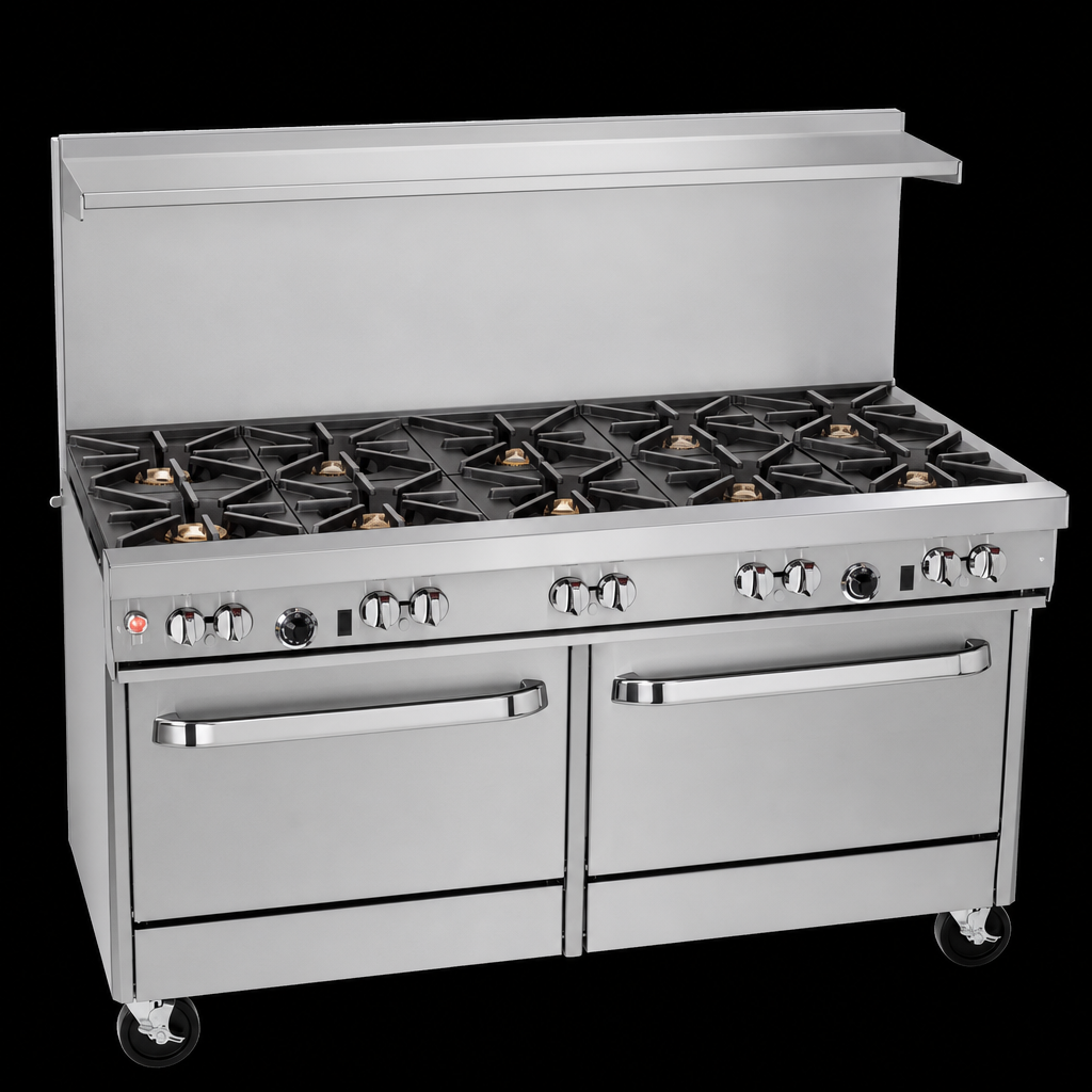Nine Open Burners