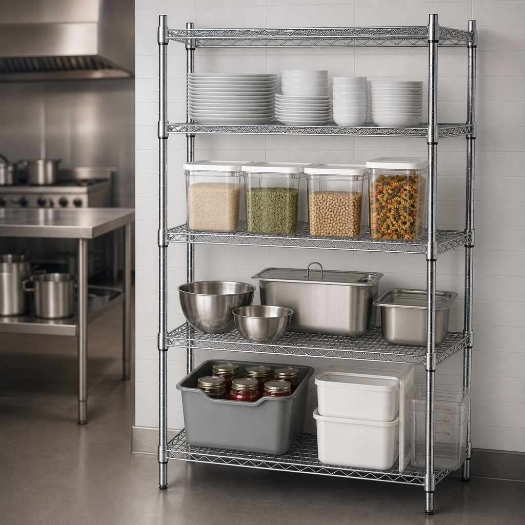 Four-Shelf Storage Design