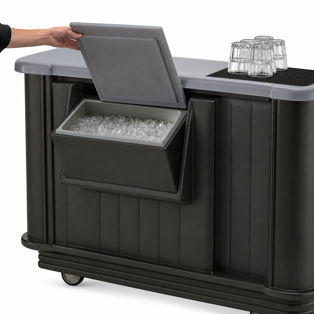 80 lb. Ice Sink with Cover