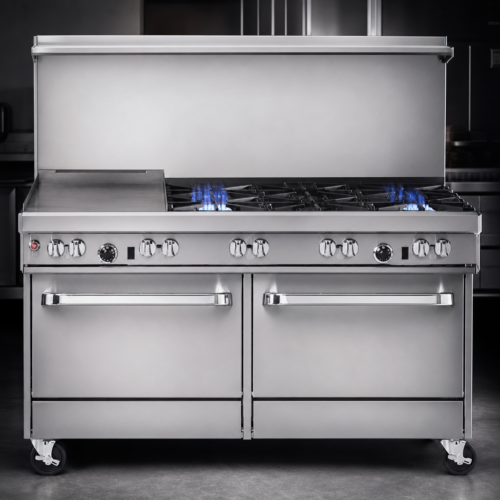 Two Non-Clog Open Burners