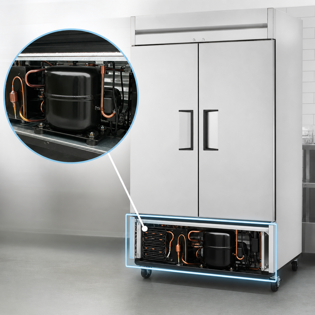 Bottom-Mounted Self-Contained Refrigeration