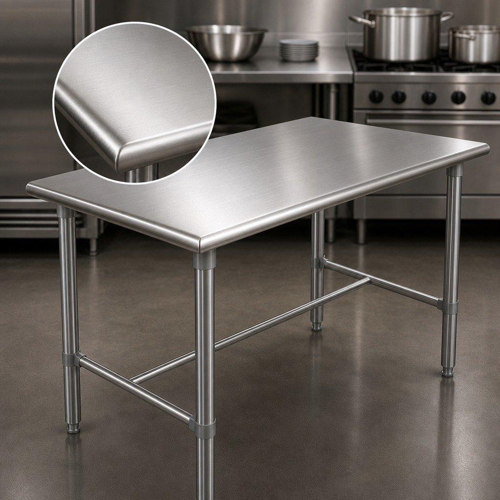 16-Gauge 300 Series Stainless Steel Top