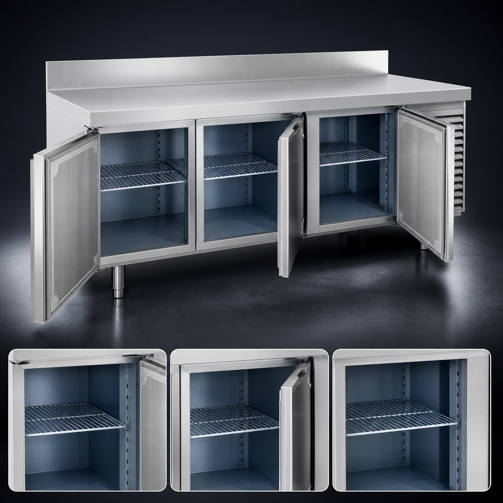 Three-Section Door Storage