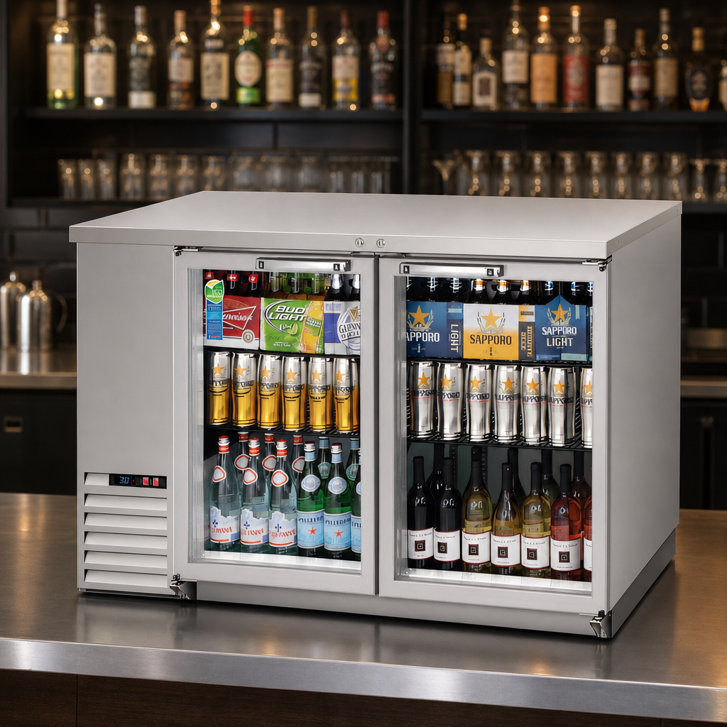 Two-Section Beverage Storage
