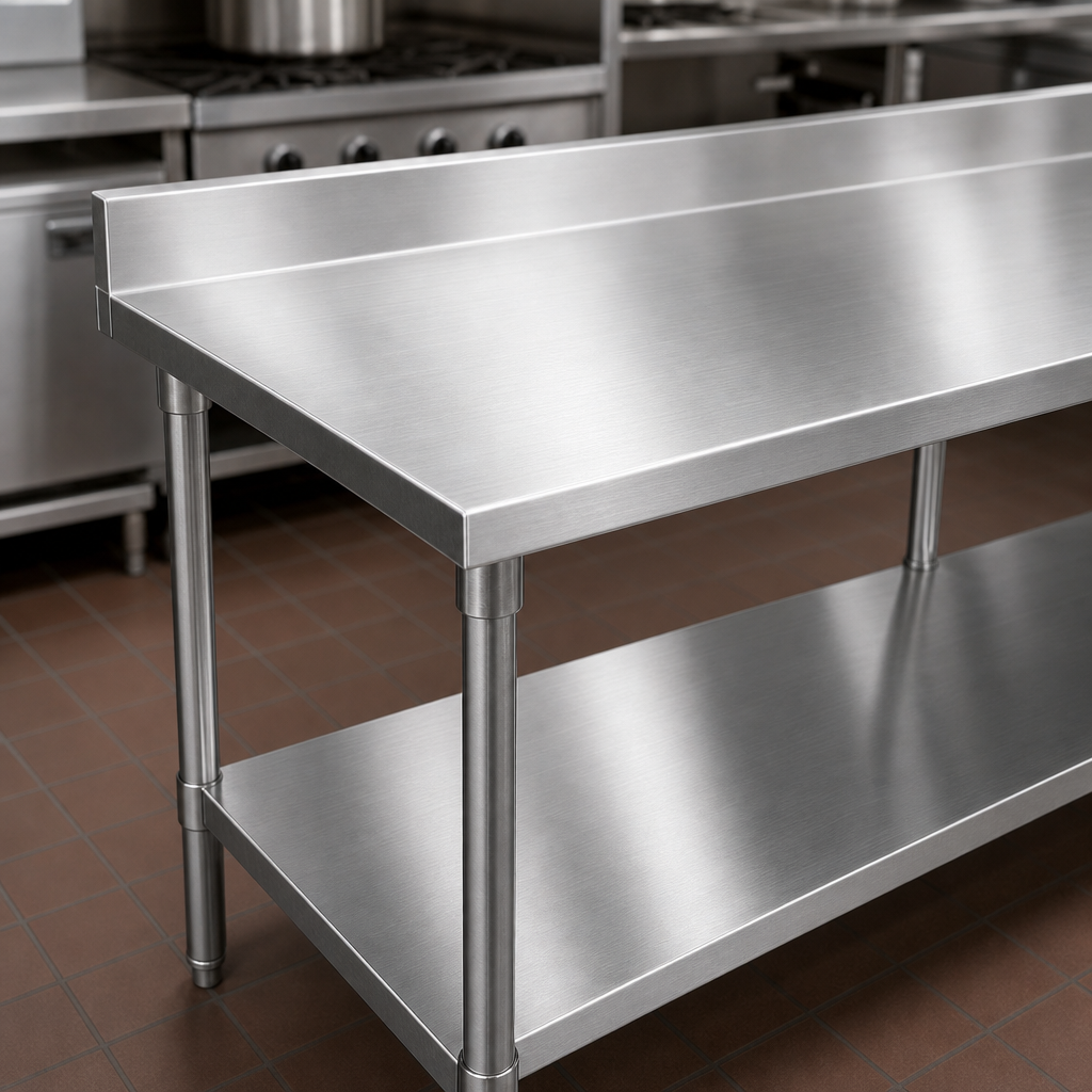 16-Gauge Stainless Steel Top