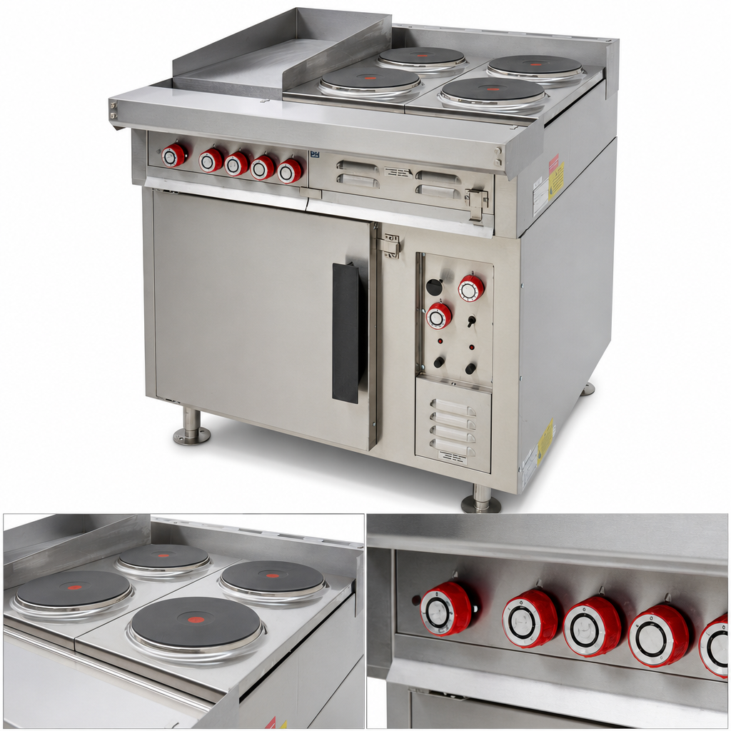 Three 12-Inch Hot Tops