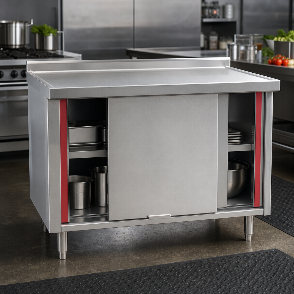 Cabinet Base With Sliding Doors
