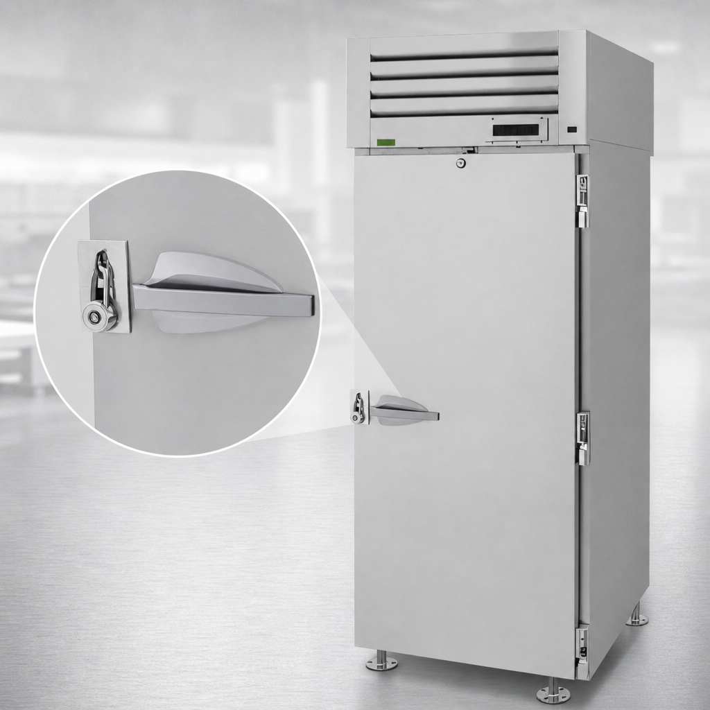 Locking Solid Stainless Steel Door