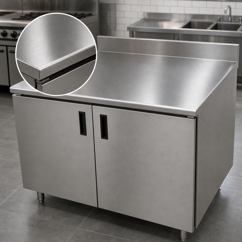 14 Gauge 304 Stainless Steel Top