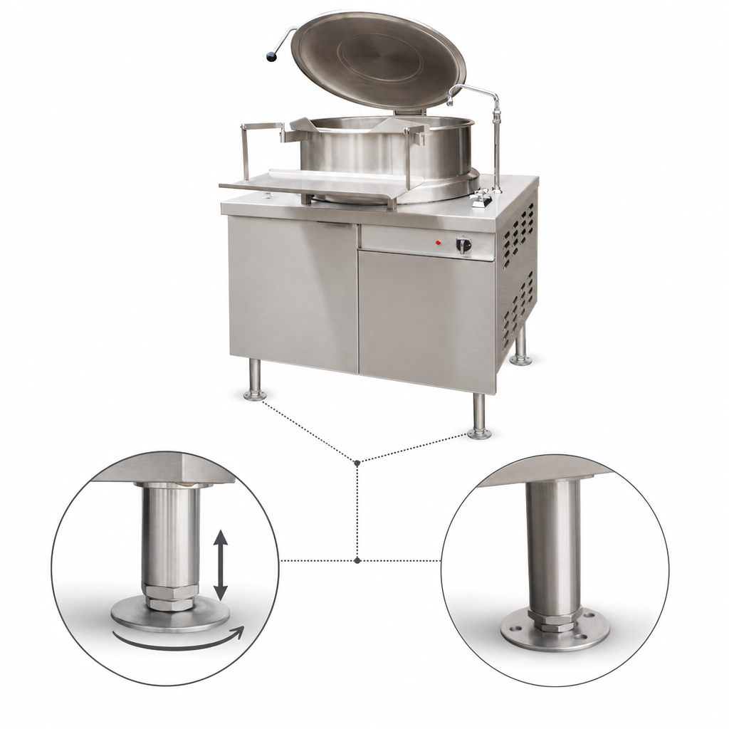 Adjustable Flanged Feet