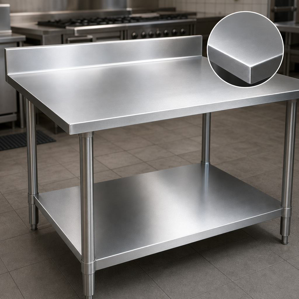 14-Gauge Stainless Steel Top