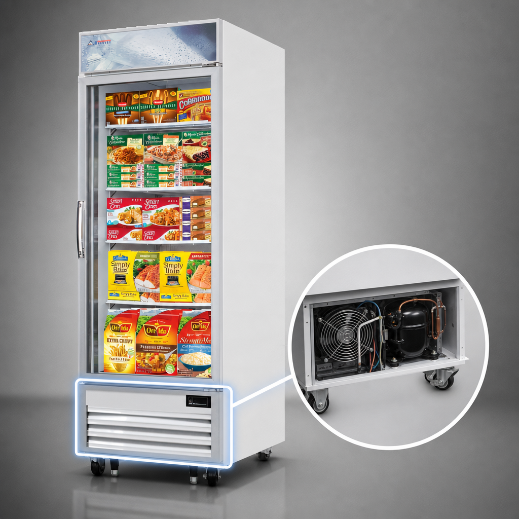 Bottom-Mounted Self-Contained Refrigeration